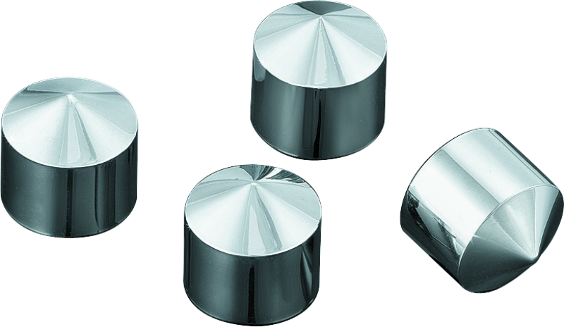 Kuryakyn Peaked Rocker Box Bolt Covers 4 Piece Twin Cam & Milwaukee-8 Bolts Kuryakyn