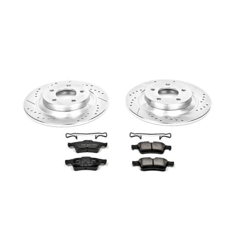 Power Stop 06-07 Mazda 5 Rear Z23 Evolution Sport Brake Kit Brake Kits - Performance D&S PowerStop