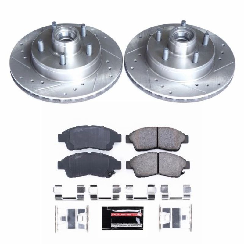 Power Stop 95-97 Ford Ranger Front Z23 Evolution Sport Brake Kit Brake Kits - Performance D&S PowerStop