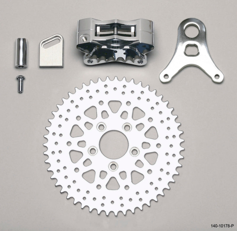 Wilwood Brake Kit GP310 R/H Sprocket Rear Polish 48 Tooth Big Brake Kits Wilwood