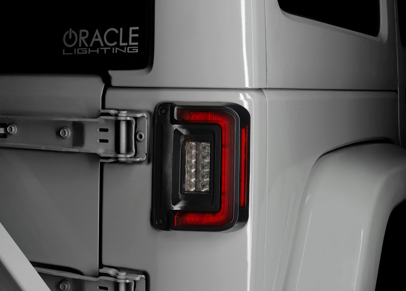 Oracle Lighting Jeep Wrangler JK Flush Mount LED Tail Lights Light Mounts ORACLE Lighting