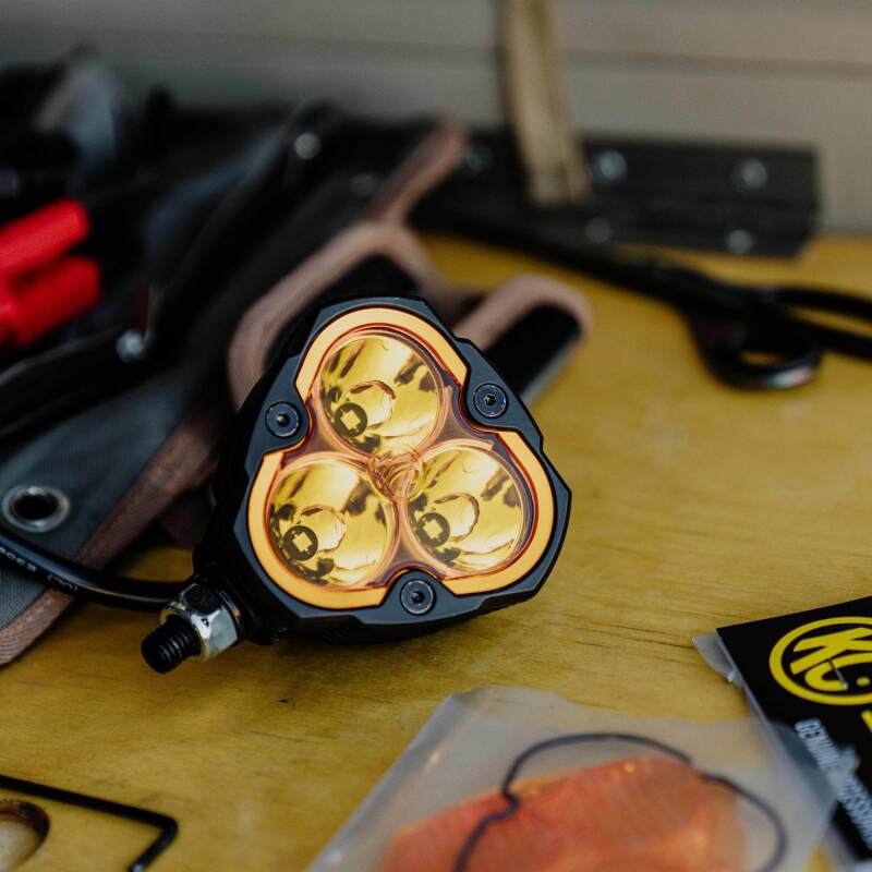 KC HiLiTES FLEX ERA 3 Performance Yellow Spot Beam Lens Light Accessories and Wiring KC HiLiTES