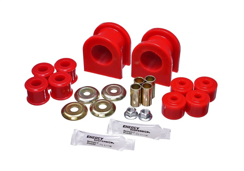 Energy Suspension 89-11 Ford F53 Motorhome Red 36mm Rear Sway Bar Bushing Set Bushing Kits Energy Suspension