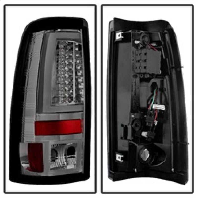 Spyder Chevy Silverado 1500/2500 99-02 Version 2 LED Tail Lights - Smoke ALT-YD-CS99V2-LED-SM Tail Lights SPYDER
