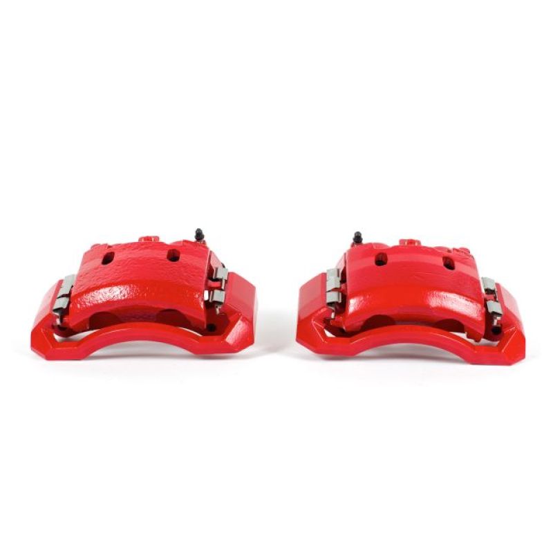 Power Stop 06-08 Dodge Ram 1500 Front Red Calipers w/Brackets - Pair Brake Calipers - Perf PowerStop
