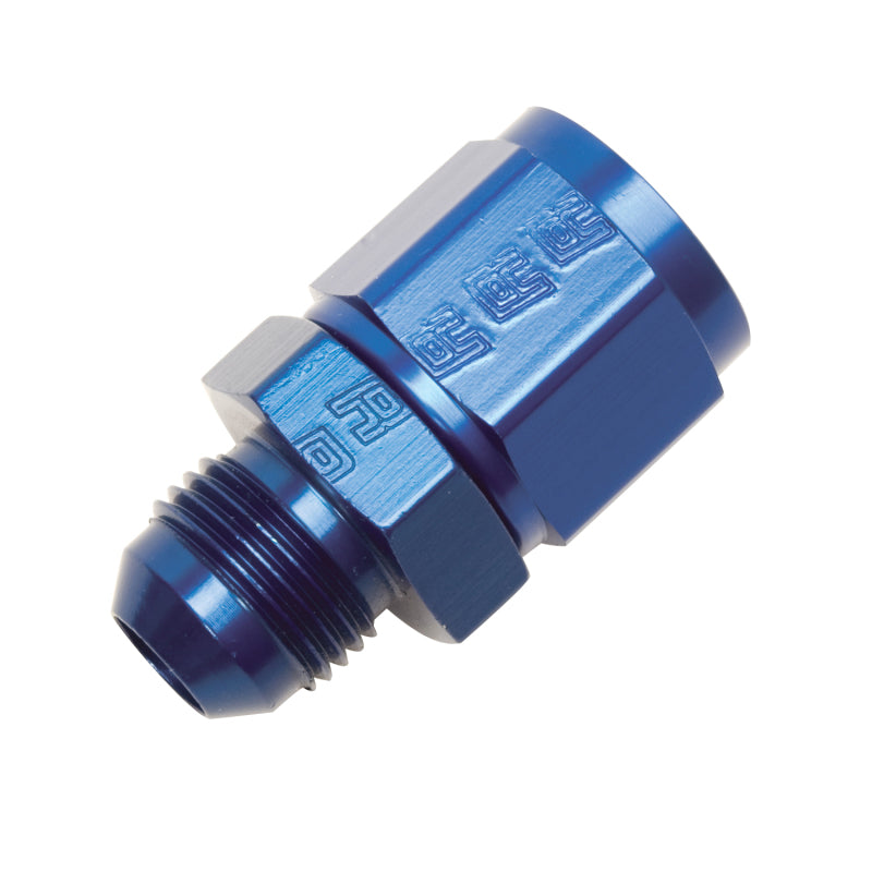 Russell Performance -10 AN Female to -8 AN to Male B-Nut Reducer (Blue) Fittings Russell