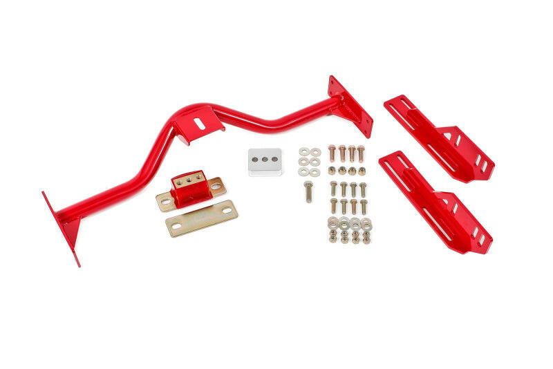 BMR 67-69 1st Gen F-Body Transmission Conversion Crossmember T56/TR6060/TH400/4L80E - Red Crossmembers BMR Suspension