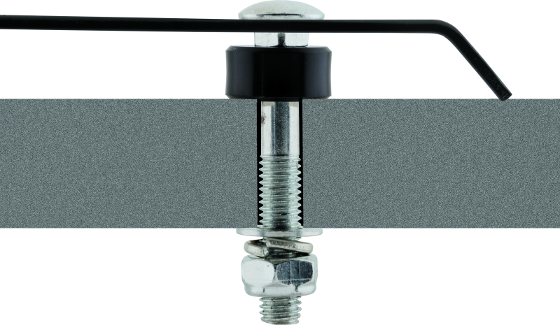 BikeMaster Heavy Duty Wheel Chock - Silver Bike Racks BikeMaster