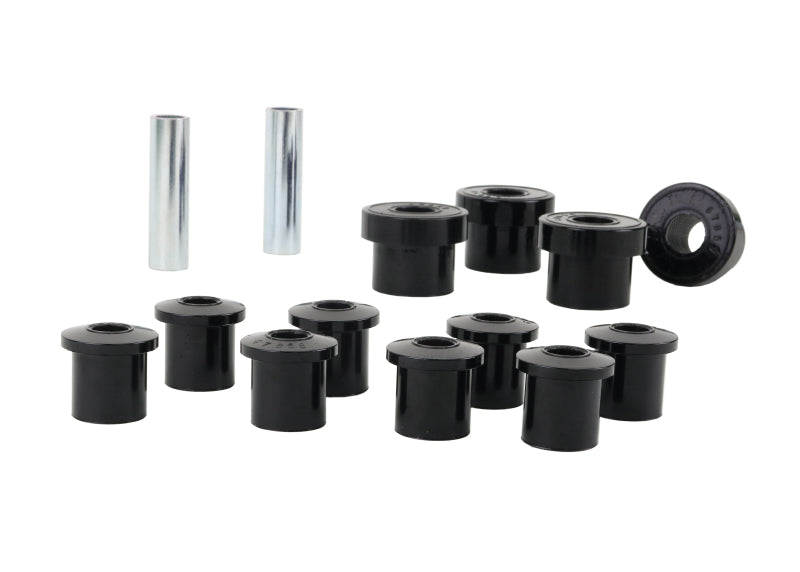 Whiteline 1976-1983 Jeep CJ5 Spring - Eye Front/Rear And Shackle Bushing Spring Insulators Whiteline