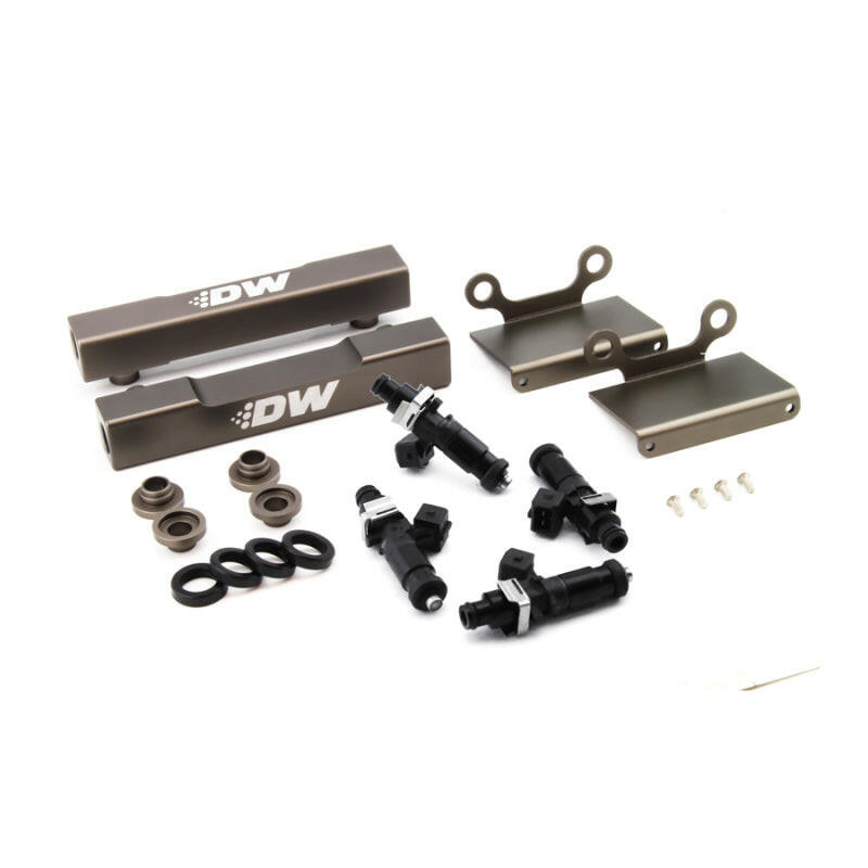 DeatschWerks 04-06 Subaru STI/LGT Side Feed to Top Feed Fuel Rail Conv Kit w/ 1200cc Injectors Fuel Rails DeatschWerks
