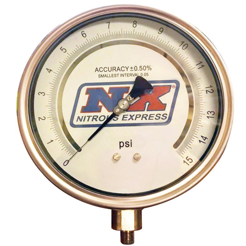 Nitrous Express 6 Certified Pressure Gauge Only (Gauge From P/N 15529) Gauges Nitrous Express