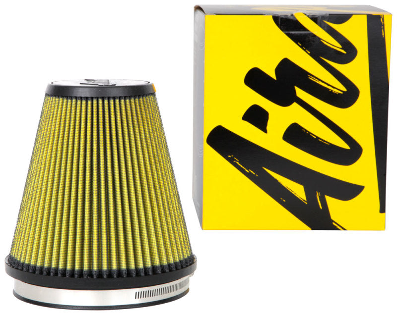 Airaid Universal Air Filter - Cone 6in Flange x 7in Base x 4-3/8in Top x 7in Height - Synthaflow Air Filters - Universal Fit Airaid