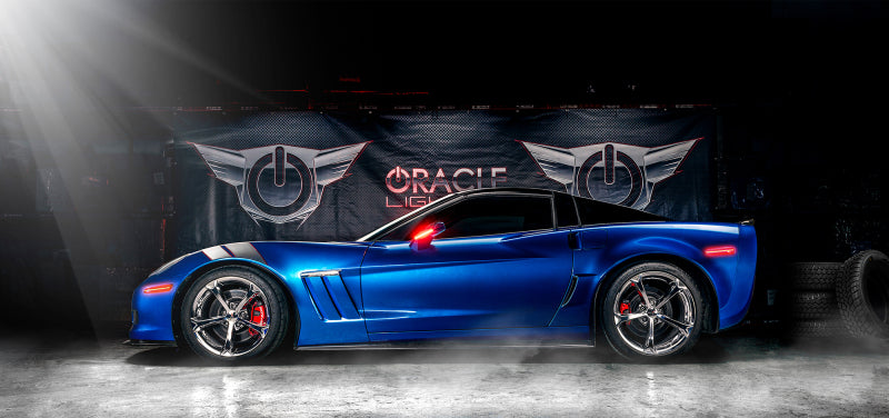 Oracle 05-13 Chevrolet Corvette C6 Concept Sidemarker Set - Clear - No Paint Light Strip LED ORACLE Lighting