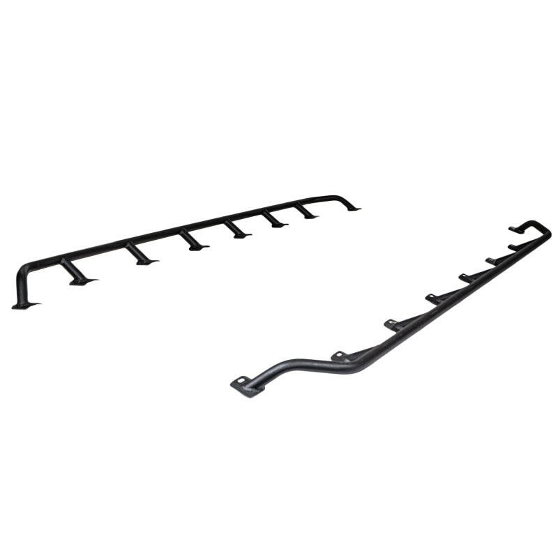 Go Rhino SRM300 Dual Rail Kit (For 80x40in. Rack) - Tex. Blk (Rails ONLY - Req. Platform) Roof Baskets Go Rhino