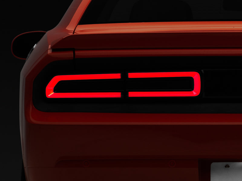 Raxiom 08-14 Challenger LED Tail Lights- Black Housing (Smoked Lens) Tail Lights Raxiom