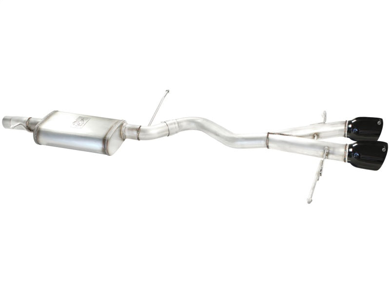 aFe MACHForce XP Exhaust 304SS Cat-Back w/ Black Tips 2008 VW Golf R32 V5 3.2L Catback aFe