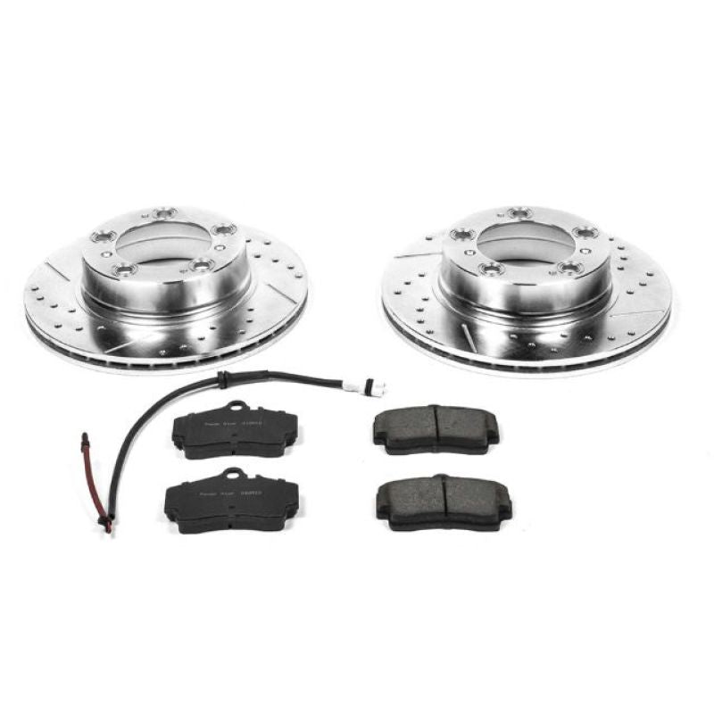Power Stop 97-04 Porsche Boxster Rear Z23 Evolution Sport Brake Kit Brake Kits - Performance D&S PowerStop
