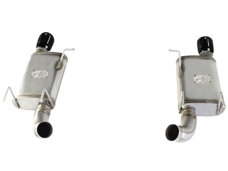 aFe MACHForce XP Exhaust 11-14 Ford Mustang GT V8-5.0L 3in. Stainless Steel Axle-Back w/Black Tips Axle Back aFe
