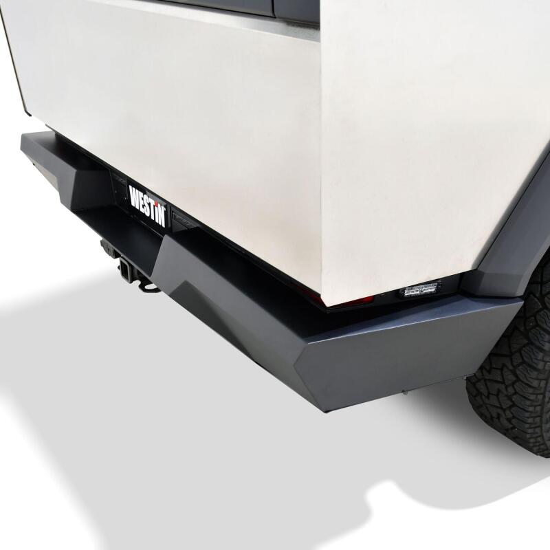 Westin 24-25 Tesla Cybertruck Pro-Series Rear Bumper - Texured Black Bumpers - Steel Westin