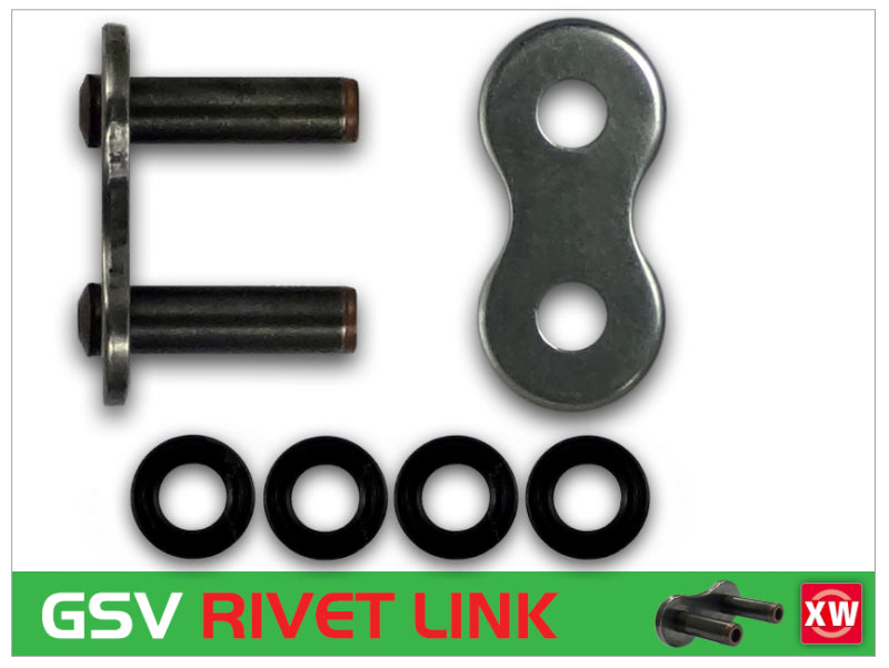 RK Chain 630GSV Rivet Link - Natural Chains RK Chain