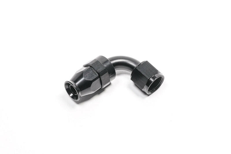 Radium Engineering -8AN 90 Degree PTFE Hose End - Black Fittings Radium Engineering