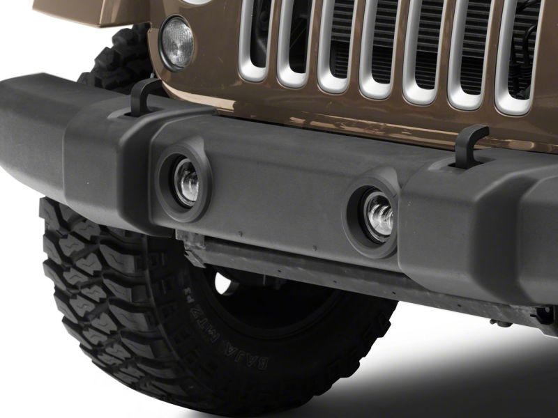 Raxiom 07-18 Jeep Wrangler JK Axial Series 4-In LED Fog Lights w/ Halo Headlights Raxiom