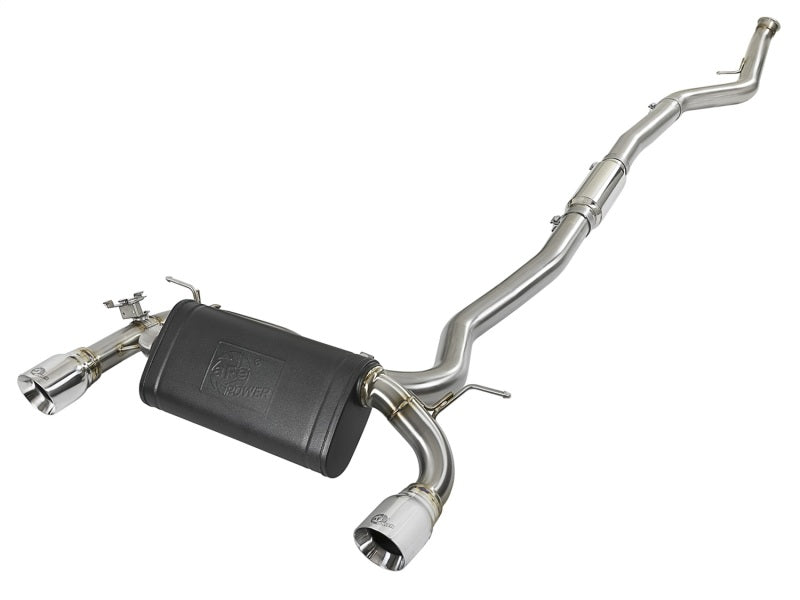 aFe MACH Force-Xp 3in 304 SS Cat-Back Exhaust w/Polished Tips 12-15 BMW 335i (F30) L6 3.0L (t) N55 Catback aFe