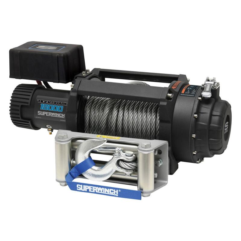 Superwinch 18000 LBS 12V DC Wire Rope Tiger Shark Winch Winches Superwinch