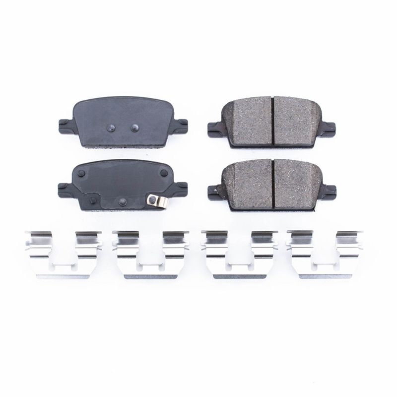 Power Stop 18-19 Chevrolet Malibu Rear Z17 Evolution Ceramic Brake Pads w/Hardware Brake Pads - OE PowerStop