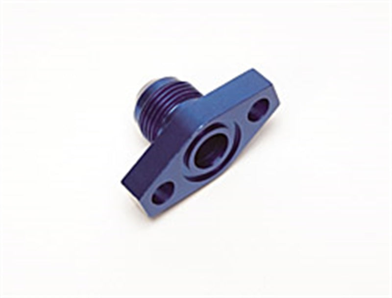 Russell Performance -10 AN Blue Oil Drain to Male Fitting (Includes Viton O-ring) Fittings Russell