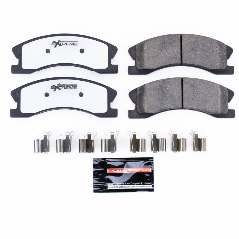 Power Stop 99-04 Jeep Grand Cherokee Front Z26 Extreme Street Brake Pads w/Hardware Brake Pads - Performance PowerStop