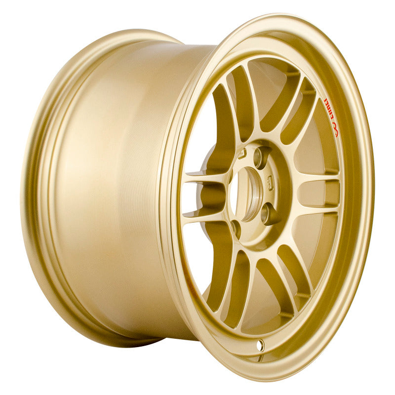 Enkei RPF1 15x8 4x100 28mm Offset 75mm Bore Gold Wheel Wheels - Cast Enkei