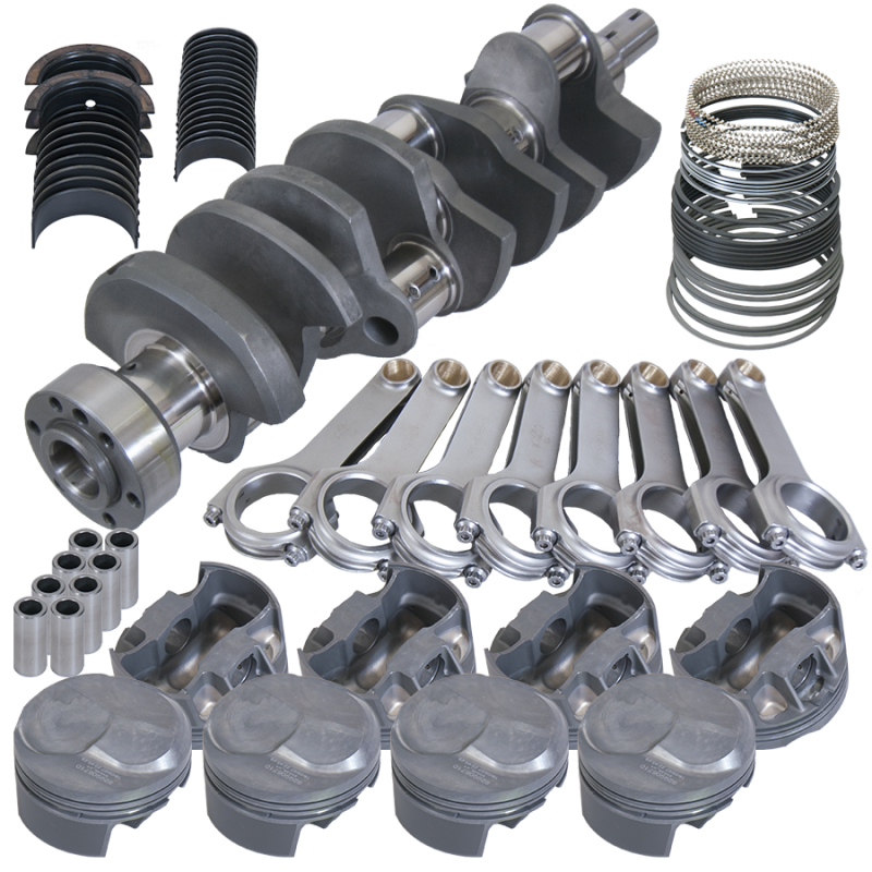Eagle Chevy 454 4.250in Crank 6.385in H-Beam 43cc Dome 4.350in Pistons Rotating Assembly Rotating Assemblies Eagle