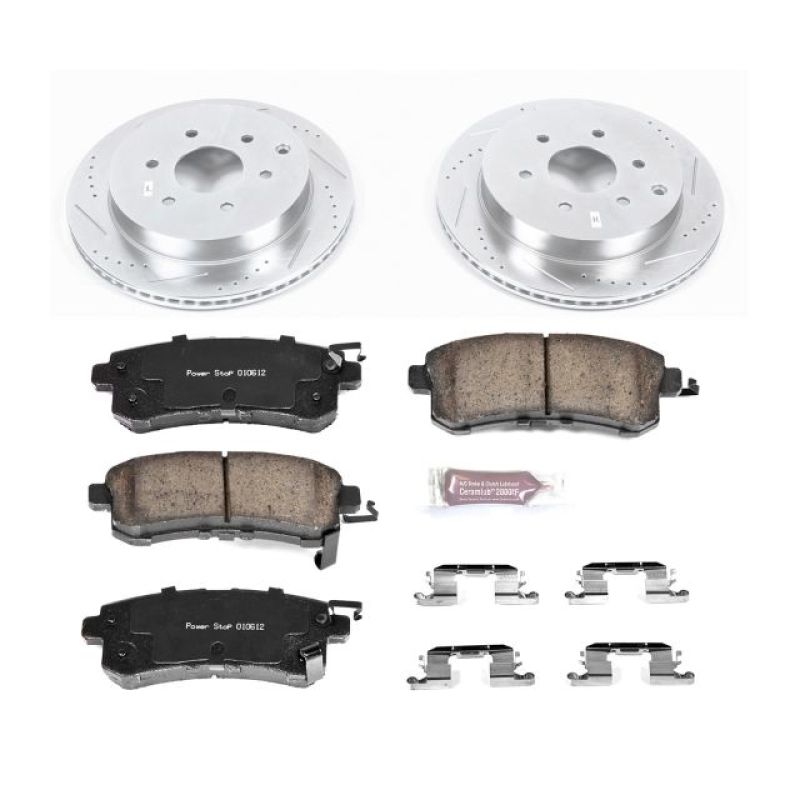 Power Stop 11-13 Infiniti QX56 Rear Z23 Evolution Sport Brake Kit Brake Kits - Performance D&S PowerStop