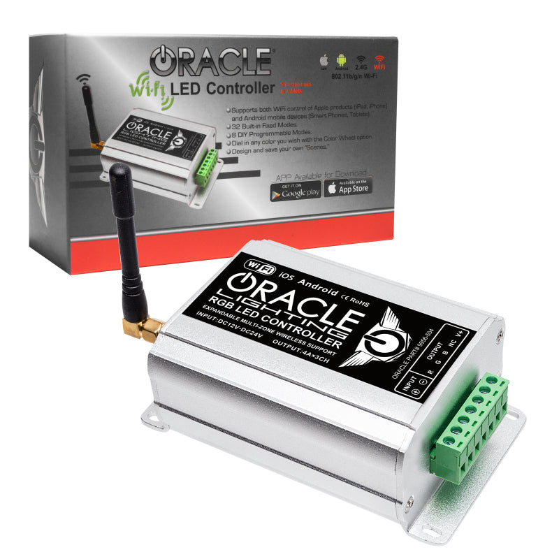 Oracle 15-21 Dodge Charger RGB+W DRL Headlight DRL Kit - ColorSHIFT w/ BC1 Controller Headlights ORACLE Lighting