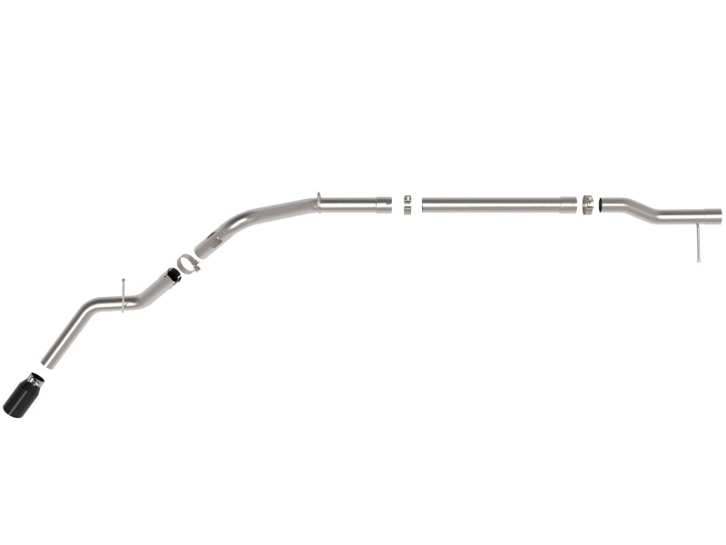 aFe 23-23 GM Trucks L6-3.0L (td) LZ0 Large Bore-HD 3 IN 409 SS Back Exhaust System w/Black Tip DPF Back aFe