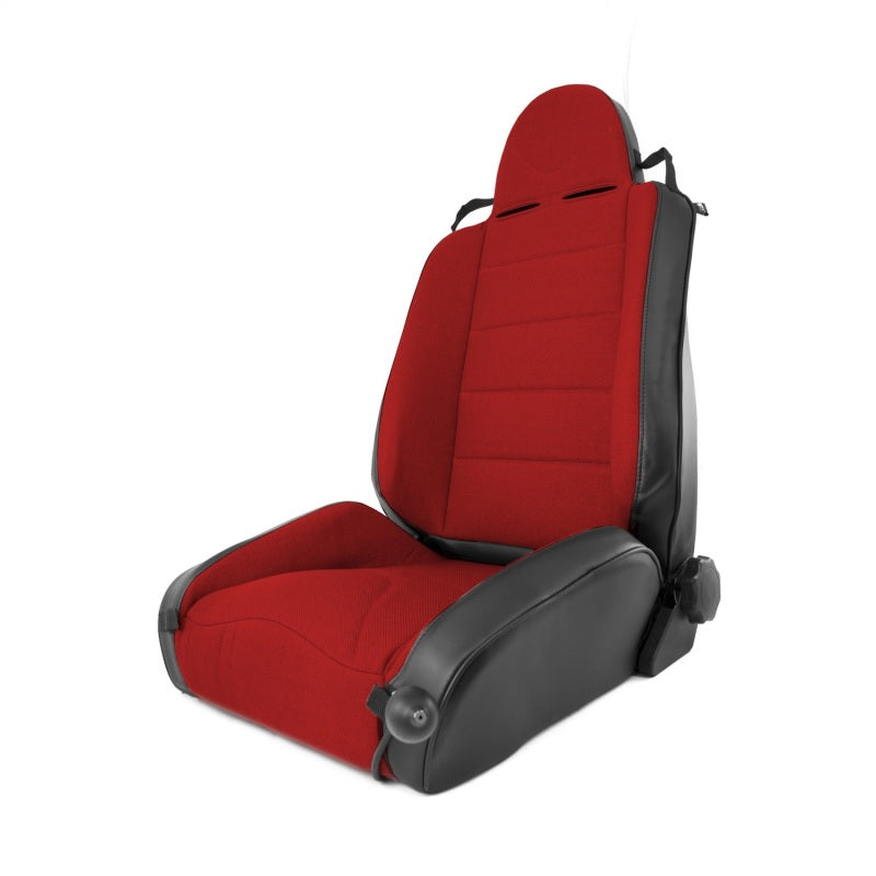 Rugged Ridge XHD Off-road Racing Seat Reclinable Red 97-06TJ Race Seats Rugged Ridge