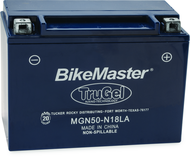 BikeMaster TruGel Battery - MGN50-N18LA Batteries BikeMaster