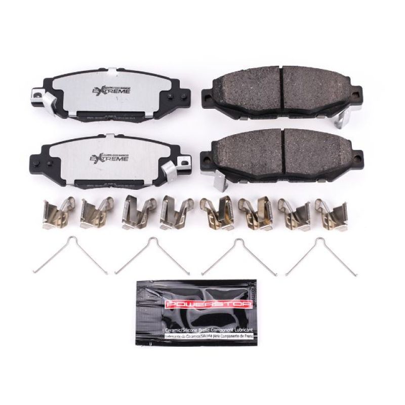 Power Stop 93-97 Lexus GS300 Rear Z26 Extreme Street Brake Pads w/Hardware Brake Pads - Performance PowerStop