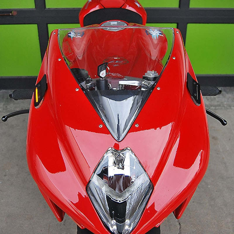 New Rage Cycles 13+ MV Agusta F3/F4 Mirror Block Off Turn Signals Lights Corner New Rage Cycles