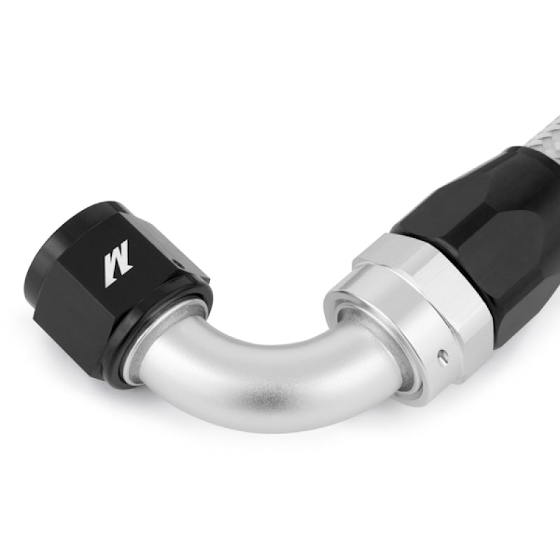 Mishimoto 3 Ft Stainless Steel Braided Hose w/ -10AN Fittings Oil Line Kits Mishimoto