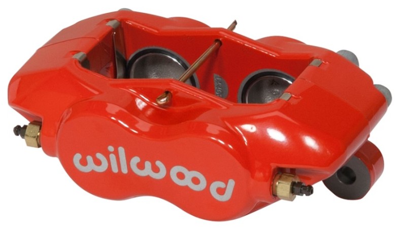 Wilwood Caliper-Forged Dynalite w/Dust Seal-Red 1.38in Pistons .81in Disc Brake Calipers - Perf Wilwood