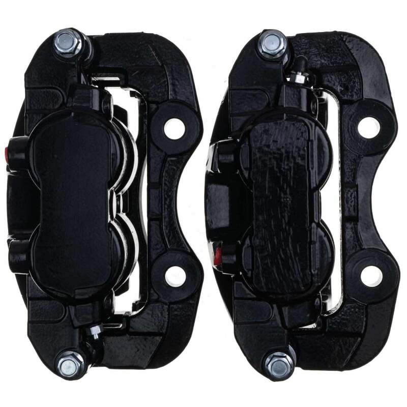 Power Stop 03-06 Cadillac Escalade Rear Black Caliper - Pair w/Bracket Brake Calipers - Perf PowerStop