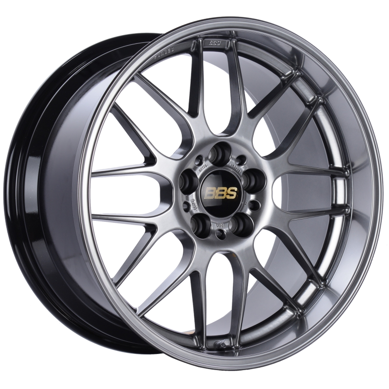 BBS RG-R 18x8.5 5x120 ET13 Diamond Black Wheel -82mm PFS/Clip Required Wheels - Forged BBS