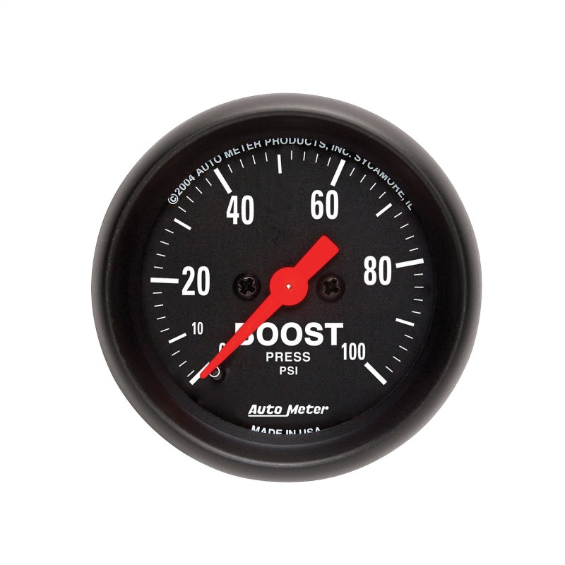 Autometer Z Series 52mm 0-100 PSI Mechanical Boost Gauges AutoMeter