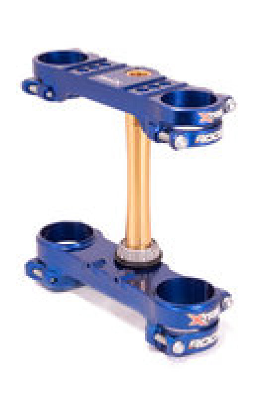 XTrig 14-19 Sherco250-4450 SE/ SEF/ SE-R/SEF-R ROCS Tech Triple Clamp 22 mm. Offset M12 - Blue WP Clamps XTrig