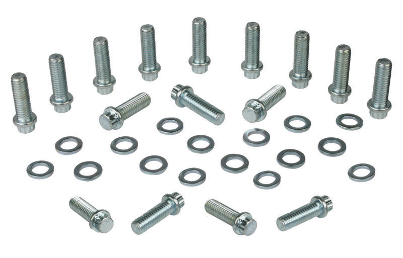 Moroso Chevrolet Big Block Intake Manifold Bolt Kit - 3/8in-16 x 1.25in - Set of 12 Bolts Moroso