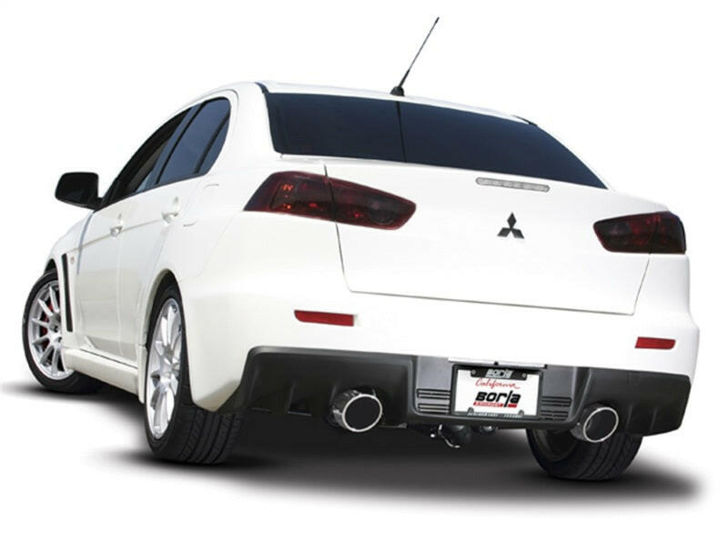 Borla 09-15 Mitsubishi Lancer Ralliart 2.0L 4cyl MT 6spd AWD Catback Exhaust Catback Borla