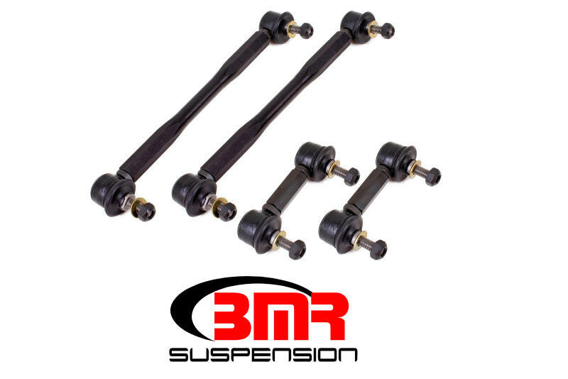 BMR 14-17 Chevy SS Front and Rear Sway Bar End Link Kit - Black Suspension Arms & Components BMR Suspension
