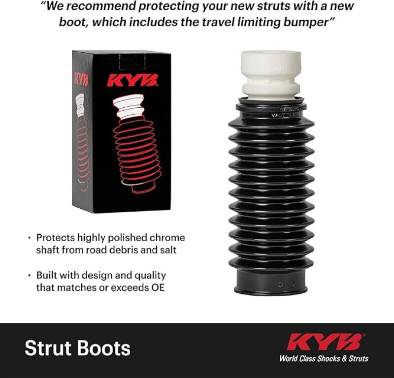 KYB Shocks & Struts Strut Boot Front 15-22 Ford Edge & 16-28 Lincoln MKX / 19-22 Nautilus Boots KYB